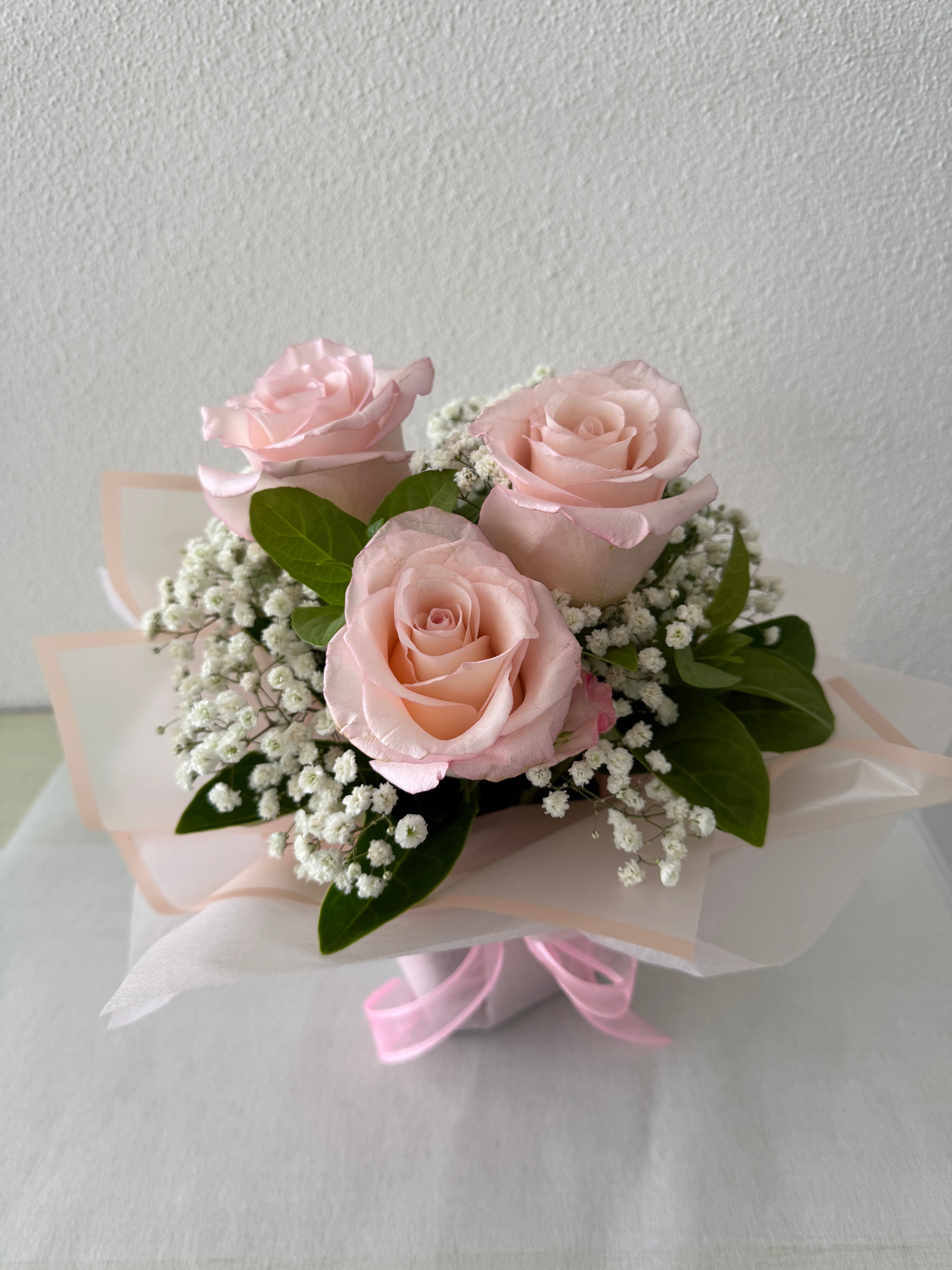 Pink Roses Bouquet - Main Beach Florist